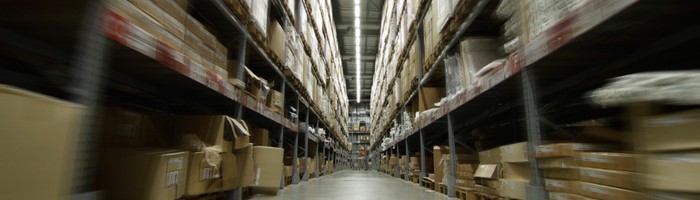 Inside of warehouse